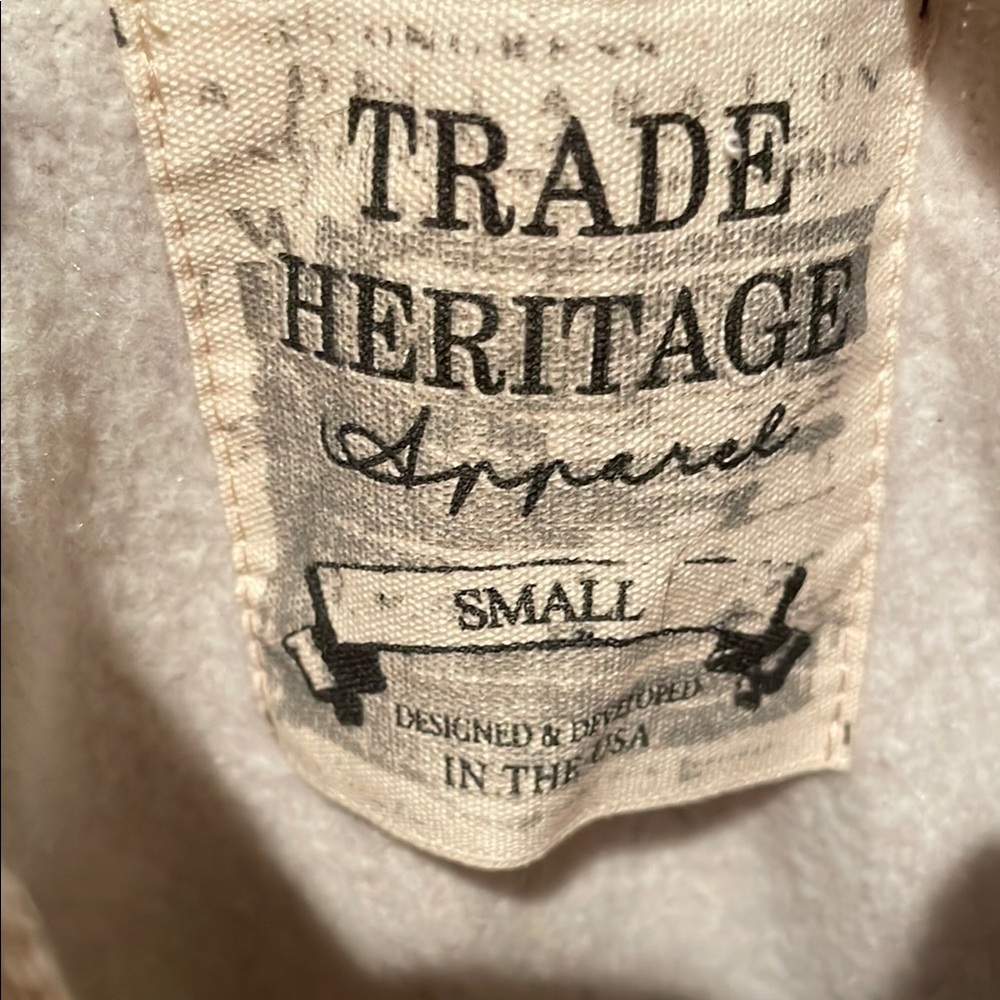Cream Crew Neck Sweater with Collegiate Style - Picture 5 of 8
